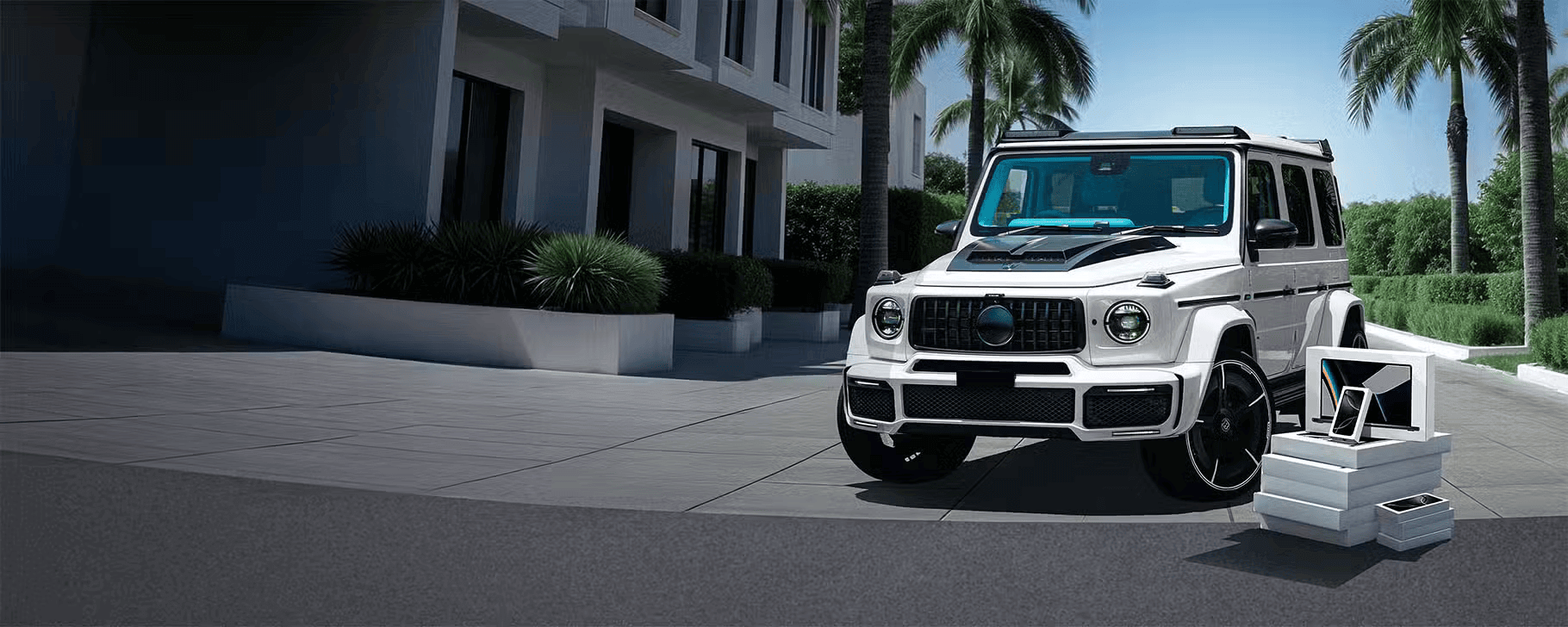 Lujo, velocidad y tecnología<br>Regalamos un Mercedes<br> y premios de Apple<br>Sumérgete en el<br> juego con LUCKY DRIVE